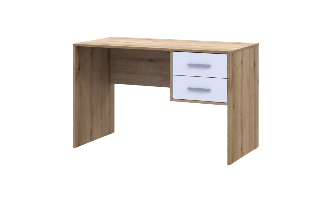 Computertisch Doros T2 Ewok Eiche Weiß 120x60x75 (81339331)