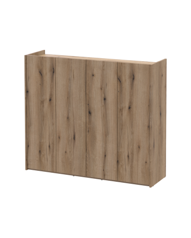 Schuhschrank Doros Kassel Ewok Eiche 4 Türen 128x40x110 (41516214)