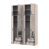 Kleiderschrank mit Spiegel und hohem Aufsatz Doros Rondi Kaschmir 2+2 Türen 164x52x260 (42005641)