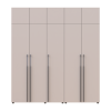 Kleiderschrank mit Schubladen, Regalen und Aufsatz Doros Kasper Kaschmir 2+3 Türen 225x48x245 (42005556)