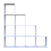 Regalsystem Doros Step 4x4 Weiß offen 136,2x28,8x140,7 (41516166)