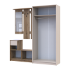 Flurmöbel Set Bela + Kleiderschrank Promo Eiche Evok/Kaschmir 190x48x204 (42005330)