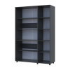Kleiderschrank Doros Thorn Anthrazit 3 Türen Böden 135x51,6x200 (44900492)