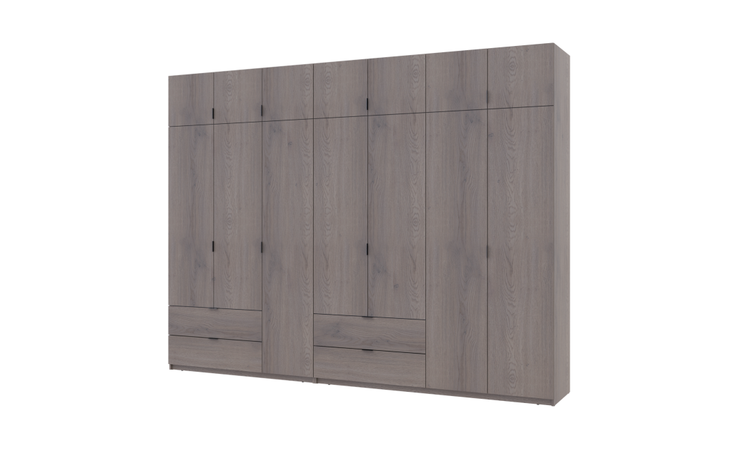 Kleiderschrank Doros Lukas Cannolo / Cannolo 3+4 Türen 315x50x240 (42005248)
