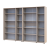 Kleiderschrank mit Regalen Doros Kasper Kaschmir 3+3 Türen 270x48x204 (42005570)
