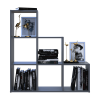 Regalsystem Doros Step 3x3 Graphitgrau offen 102,6x28,8x106,1 (41516162)