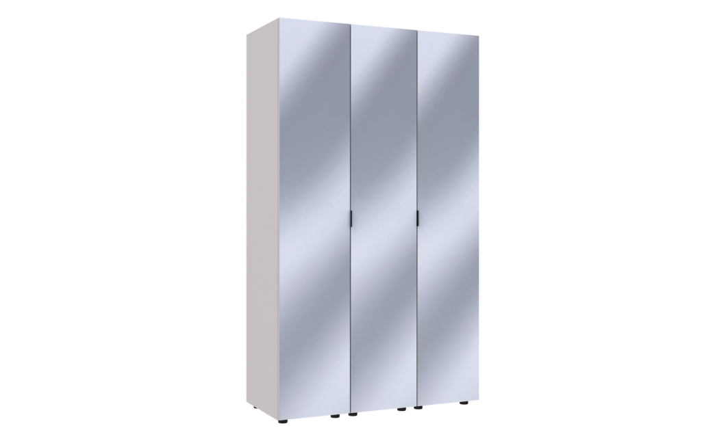 Kleiderschrank Set Doros Gelar Kaschmir mit 3 Spiegeln 117x49,5x203,4 (42005104)
