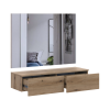 Möbelset Doros Levia mit Spiegel Ewok Eiche 100x32x100 (42005239)