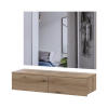 Möbelset Doros Levia mit Spiegel Ewok Eiche 100x32x100 (42005239)