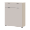Kommode Doros Ron 2 Kaschmir 2 Türen 1 Schublade 80x38x100 (41516044)