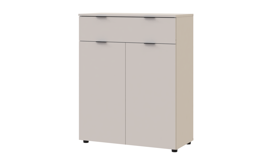 Kommode Doros Ron 2 Kaschmir 2 Türen 1 Schublade 80x38x100 (41516044)