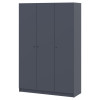 Kleiderschrank Doros Promo Anthrazit 3 Türen 135x48x204 (44900524)