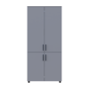 Kleiderschrank Doros Thorn Grau 2 Türen Böden 90x51,6x200 (44900440)