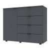 Kommode Doros GC1 Graphitgrau 100x40x81,7 (41510069)