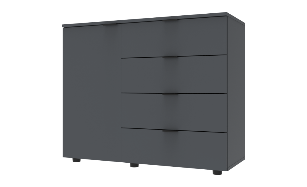 Kommode Doros GC1 Graphitgrau 100x40x81,7 (41510069)