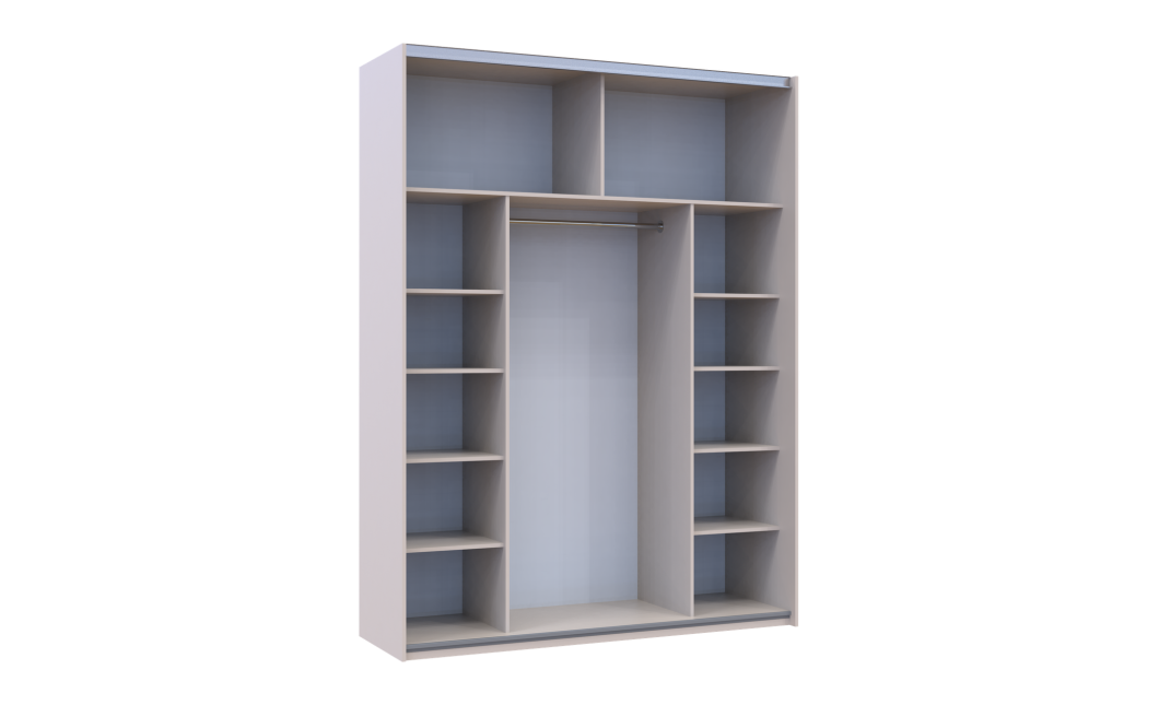 Kleiderschrank Doros G-Caiser Schiebetüren Kaschmir 2 Türen 180x60x240 (42005320)