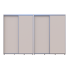 Kleiderschrank Doros Sigma Slim Schiebetüren Kaschmir 2+2 Türen 330x45x214.4 (42005612)