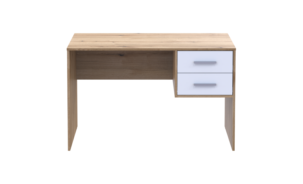 Computertisch Doros T2 Ewok Eiche Weiß 120x60x75 (81339331)