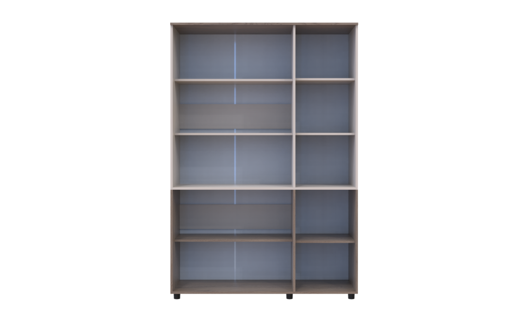 Kleiderschrank Doros Thorn Cremona Cannolo/Kaschmir 3 Türen Böden 135x51,6x200 (44900500)