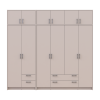 Kleiderschrank mit Aufsatz Doros Rondi Kaschmir 2+4 Türen 242x52x236 (42005632)