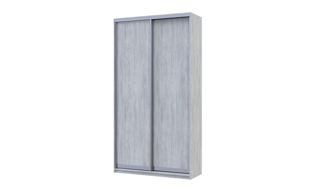 Kleiderschrank Doros City Light Natti Luc Schiebetüren 2 Türen 120x45x225 (80736496)