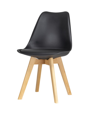 Stuhl-Set 2 Stk Doros Bin Schwarz 49x43x84 (42005076)