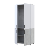 Kleiderschrank Doros Thorn Natti Kiefer/Weiß 2 Türen Kleiderstange 90x51,6x200 (44900459)