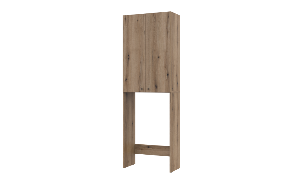 Waschmaschinenschrank Doros Lola Ewok Eiche 64x31,6x190 (41516204)