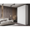 Kleiderschrank Doros Lukas mit Drehtüren Weiß 160x50x240 (80737067)
