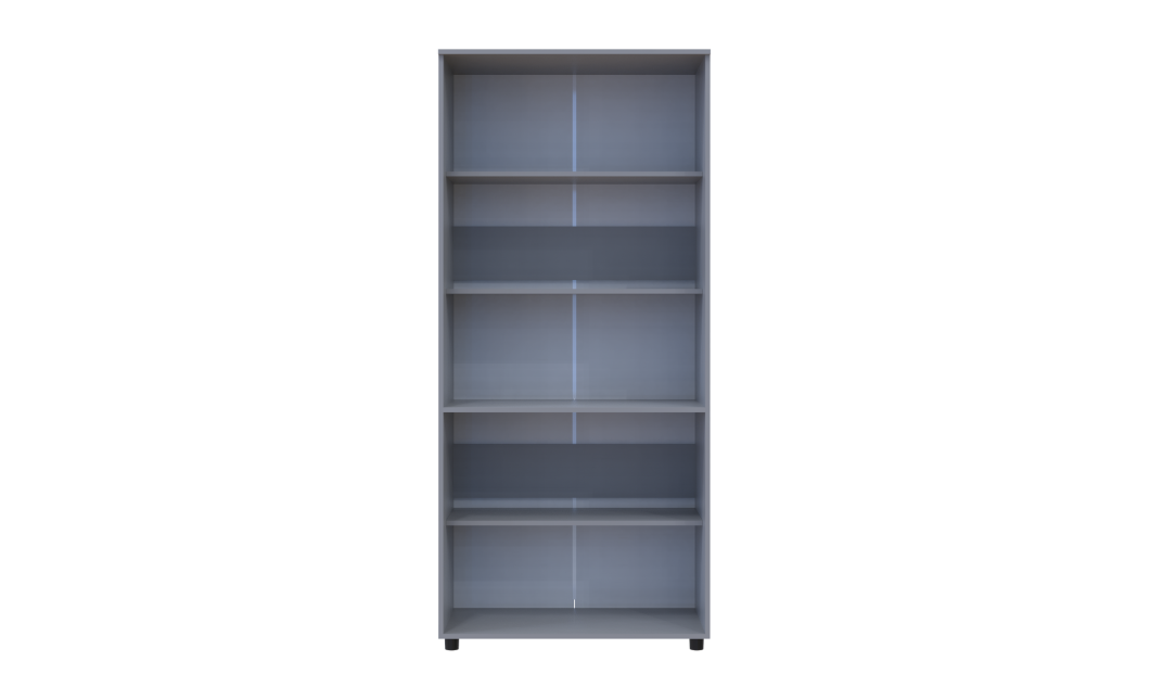 Kleiderschrank Doros Thorn Grau 2 Türen Böden 90x51,6x200 (44900440)