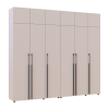 Kleiderschrank mit Aufsatz Doros Kasper Kaschmir 3+3 Türen 270x50x245 (42005526)
