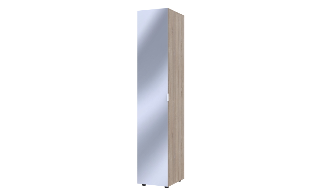 Drehtürenschrank Doros Gelar Sonoma Eiche mit Spiegel 39x49,5x203,4 (44900243)