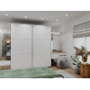 Kleiderschrank Doros G-Caiser Schiebetüren Weiß 2 Türen 220x60x240 (42003007)