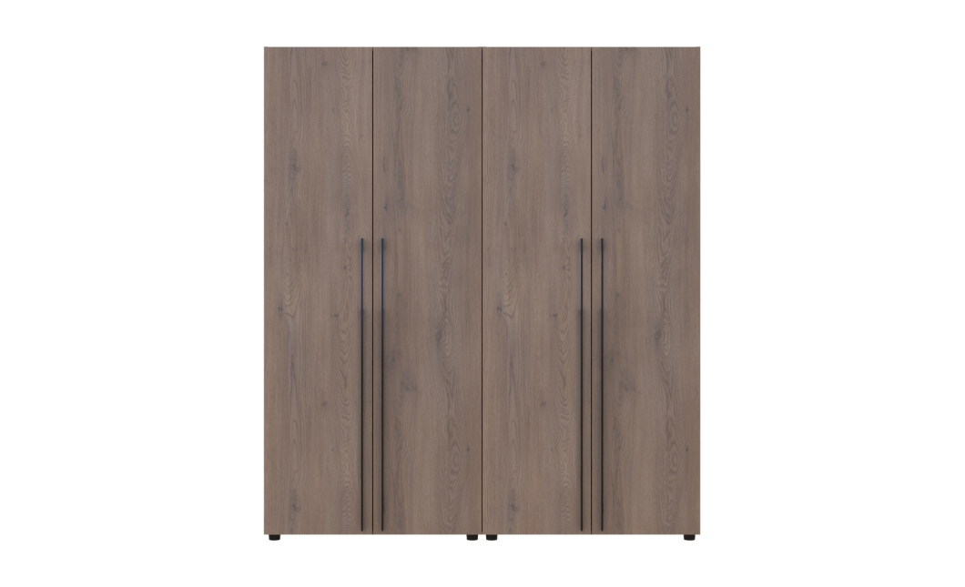 Kleiderschrank mit Schubladen Doros Kasper Cremona Cannolo 2+2 Türen 180x48x204 (42005729)