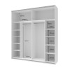Kleiderschrank Doros G-Caiser Schiebetüren Weiß 2 Türen 220x60x240 (42003007)