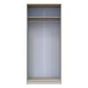 Kleiderschrank Doros Promo mit Drehtüren Kaschmir 2 Türen 90x48x204 (80737668)
