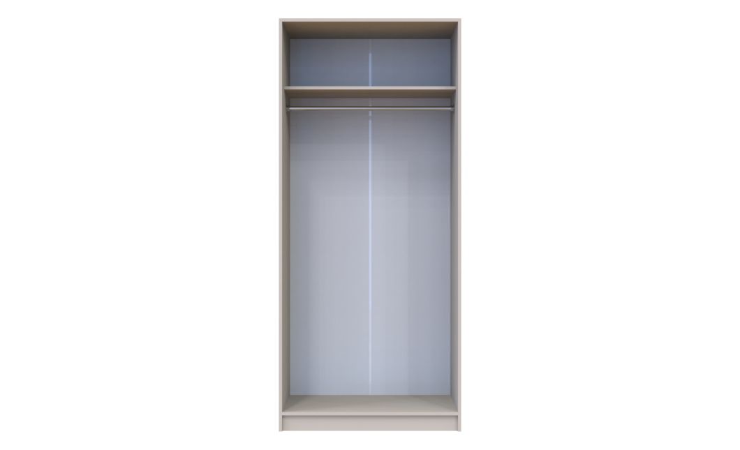 Kleiderschrank Doros Promo mit Drehtüren Kaschmir 2 Türen 90x48x204 (80737668)