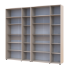 Kleiderschrank mit Regalen und Aufsatz Doros Kasper Kaschmir 3+3 Türen 270x48x245 (42005576)