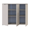 Kommode Doros Ron 6 Kaschmir 3 Türen 120x38x100 (41516048)