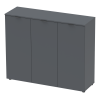 Kommode Doros Ron 6 Graphitgrau 3 Türen 120x38x100 (41516000)