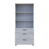 Kleiderschrank Doros Thorn Natti Kiefer/Weiß 2 Türen 3 Schubladen Böden 90x51,6x200 (44900462)