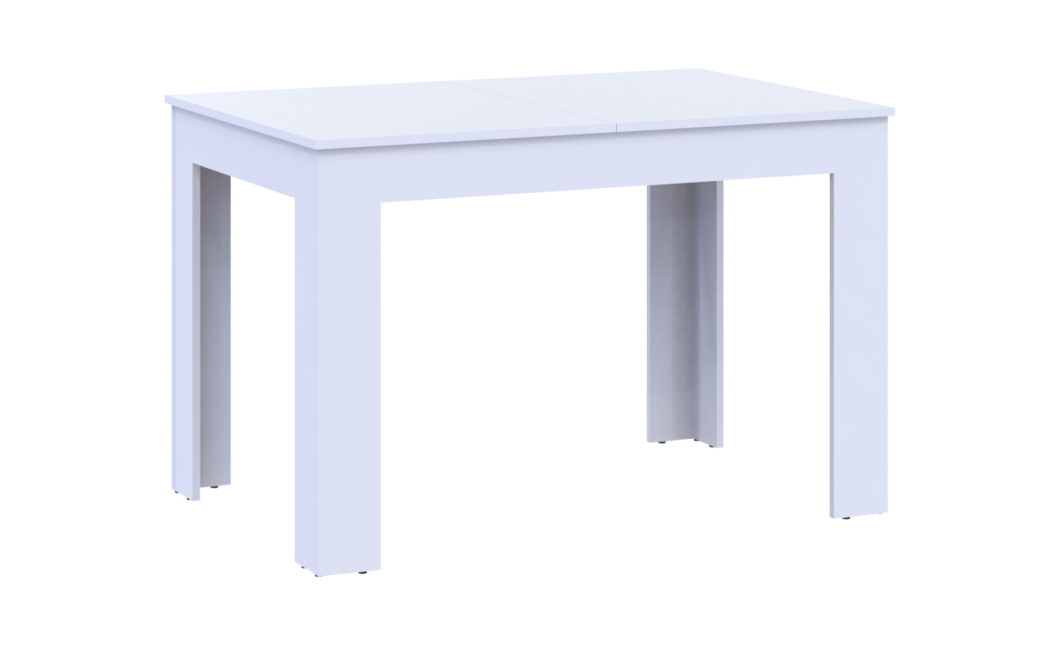 Esstisch Doros Flint Weiß 120/170x80x78 (41510128)