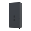 Kleiderschrank Doros Thorn Anthrazit 2 Türen Kleiderstange 90x51,6x200 (44900443)