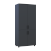 Kleiderschrank Doros Thorn Anthrazit 2 Türen Böden 90x51,6x200 (44900444)