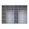 Kleiderschrank Doros Sigma Slim Schiebetüren Kaschmir 2+2 Türen 290x60x214.4 (42005605)