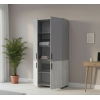 Kleiderschrank Doros Thorn Natti Kiefer/Grau 2 Türen Böden 90x51,6x200 (44900464)