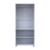 Kleiderschrank Doros Thorn Weiß 2 Türen Kleiderstange 90x51,6x200 (44900435)