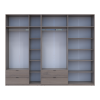 Kleiderschrank Doros Lukas Cannolo / Cannolo 3+4 Türen 300x50x240 (42005247)