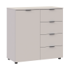 Kommode Doros Ron 1 Kaschmir 1 Türen 4 Schubladen 80x38x81 (41516043)