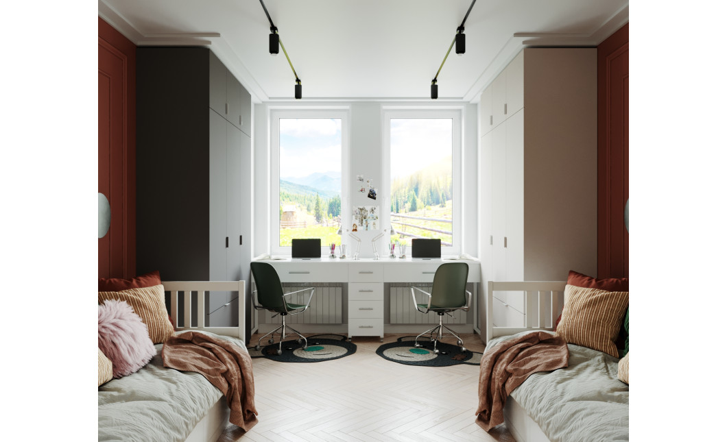 Kleiderschrank Doros Lukas mit Drehtüren Sonoma Eiche 3 Türen 135x50x240 (80737803)